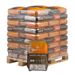 Lade das Bild in den Galerie-Viewer, Palette Giant Flames Holzpellets 65 Säcke x 15 kg (975 kg)

